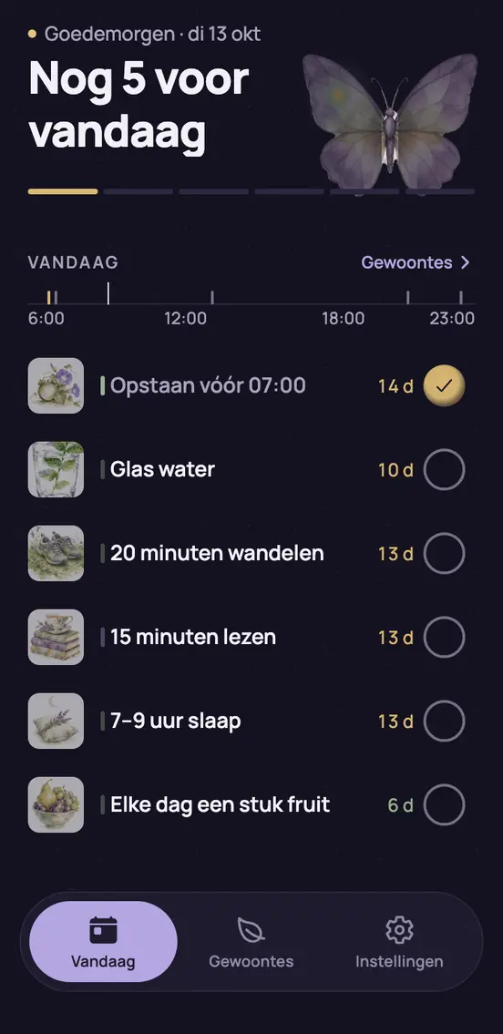 Metamorfose: Vandaag